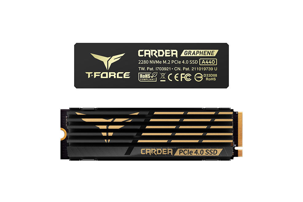 t-force cardea a440 pcie 4 ssd cooling