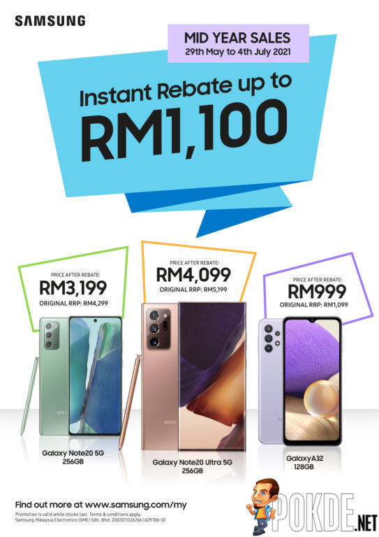 Purchase The Samsung Galaxy Note20 Series And A32 LTE And Get Rebates Of Up To RM1,100 30
