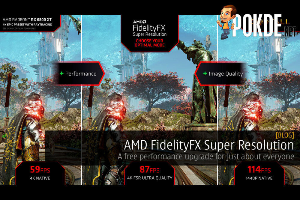amd fidelityfx super resolution fsr cover