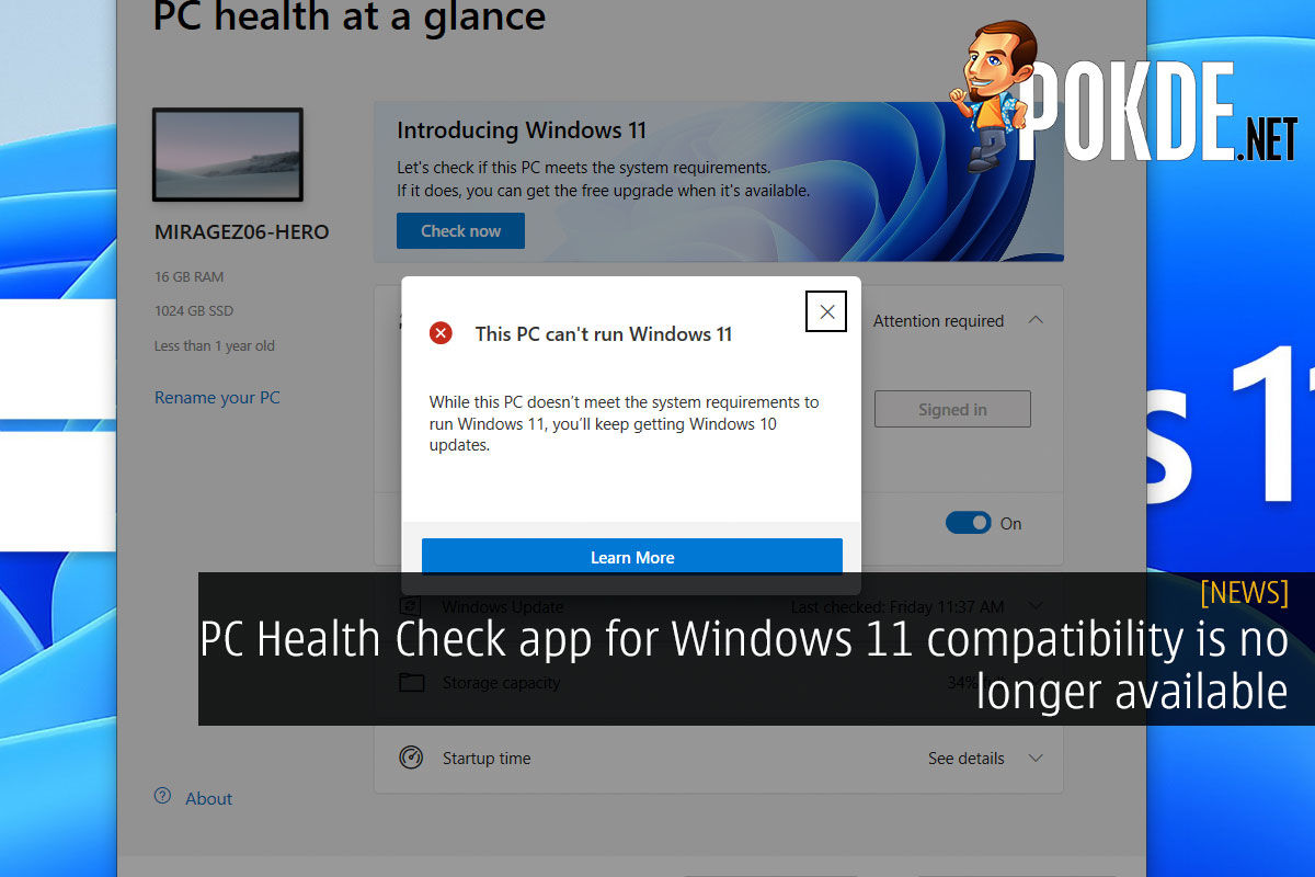 windows 11 health check app