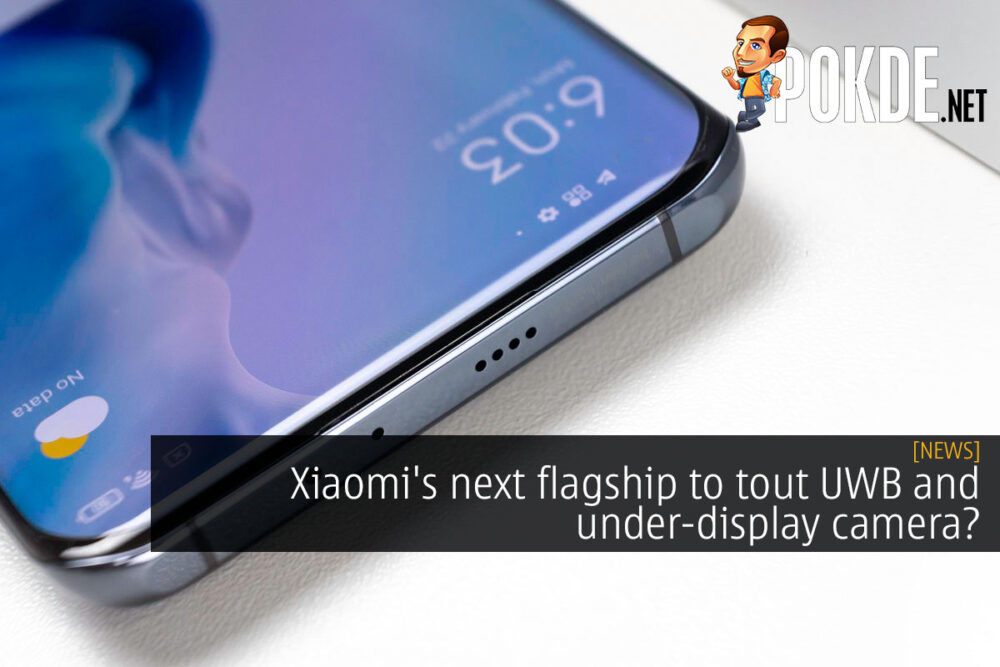 xiaomi flagship uwb under display camera cover