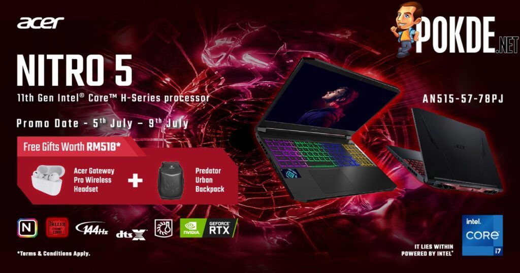 New Acer Nitro 5 With 11th Gen Intel Core H-series Mobile Processors Announced 24