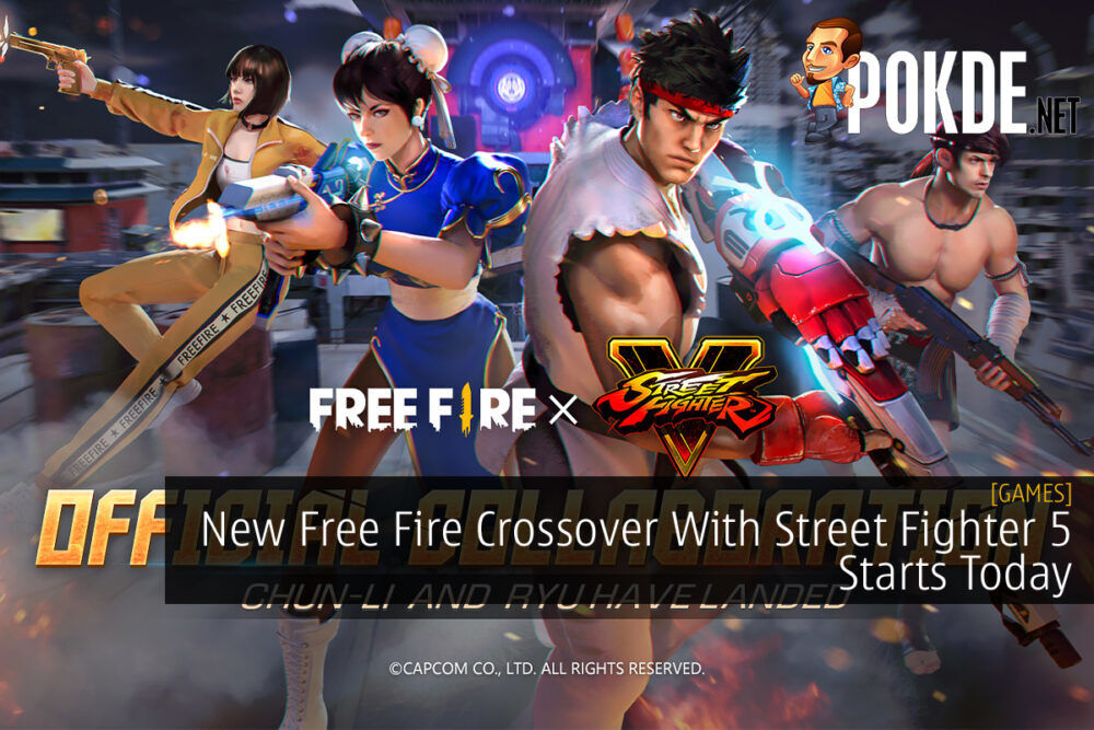 Free Fire x Street Fighter V cover