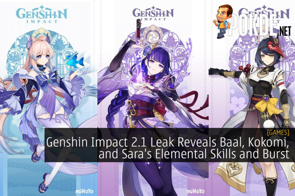 Genshin Impact 2.1 Leak Reveals Baal, Kokomi, and Sara's Elemental Skills and Burst