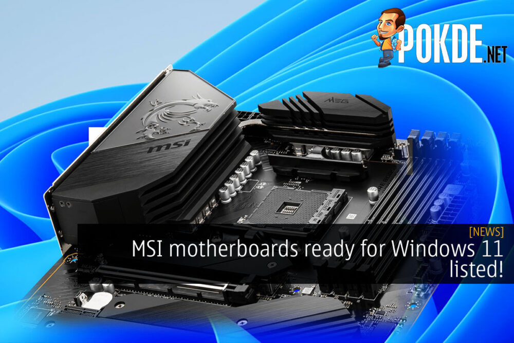 msi motherboards ready for windows 11 cover
