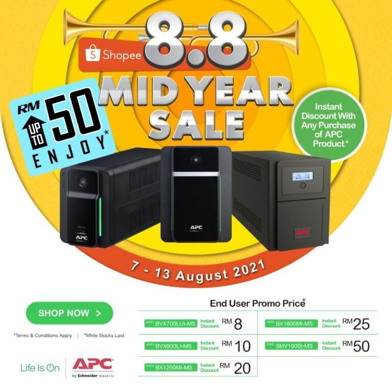 APC by Schneider Electric Shopee 8.8 Mid Year Sale (1)