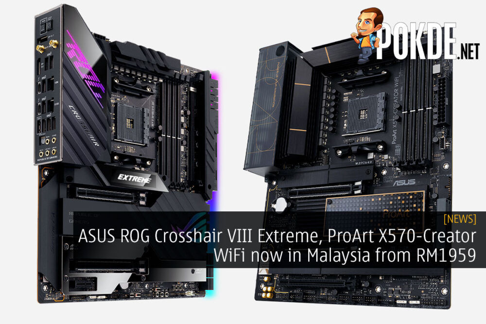 ASUS ROG Crosshair VIII Extreme, ProArt x570-creator wifi malaysia cover