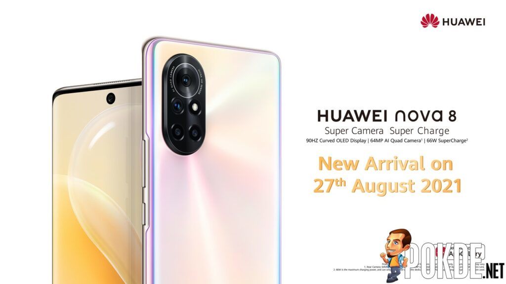 New HUAWEI nova 8 Is Coming To Malaysia This 27 August 23