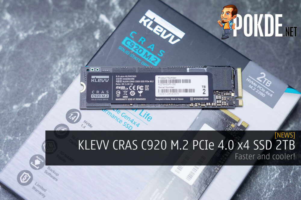 KLEVV CRAS C920 M.2 PCIe 4.0 x4 SSD 2TB Review — faster and cooler! 18
