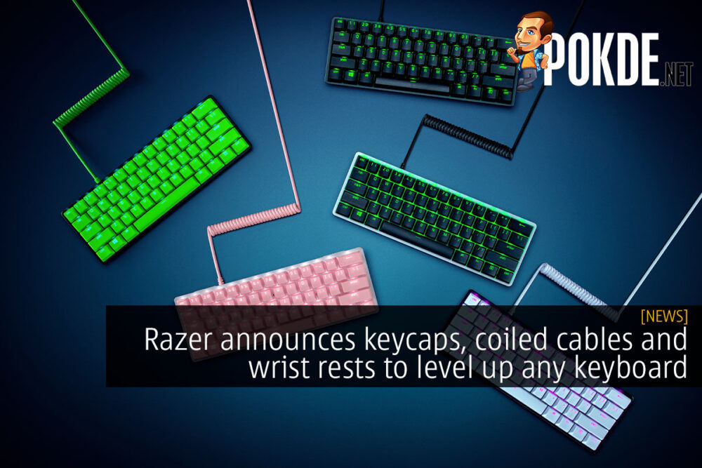 razer keycap coiled cable wrist rest cover