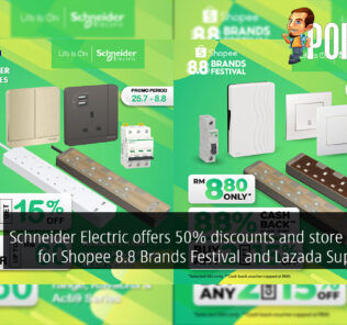 Schneider Electric offers 50% discounts and store vouchers for Shopee 8.8 Brands Festival and Lazada Super Sales! 18