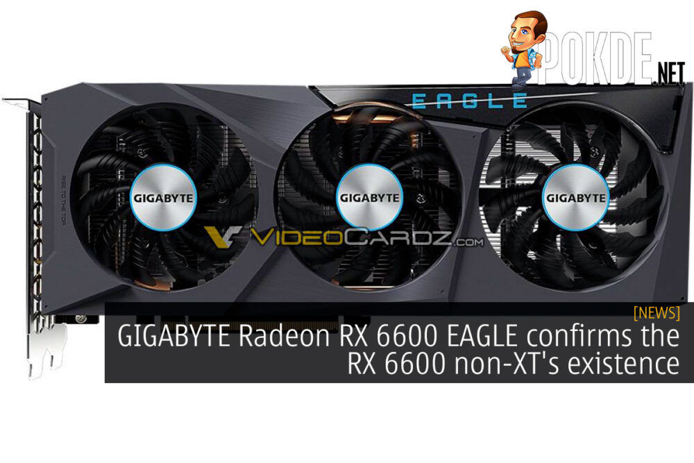 GIGABYTE Radeon RX 6600 EAGLE leak cover