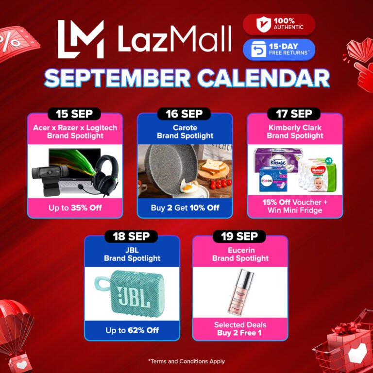 New LazMall Crazy Brand Mega Offers And More Coming To Lazada This 9.9 20
