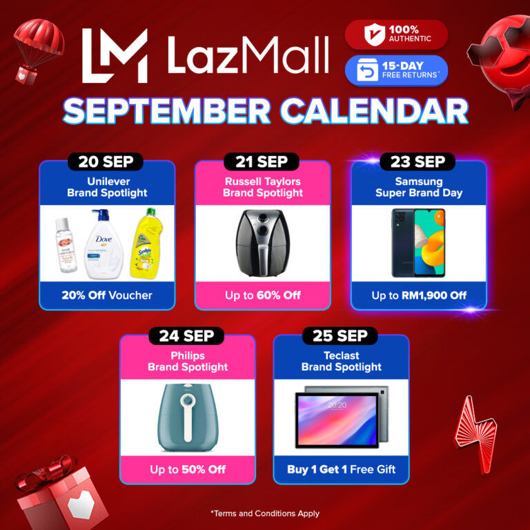 New LazMall Crazy Brand Mega Offers And More Coming To Lazada This 9.9 28