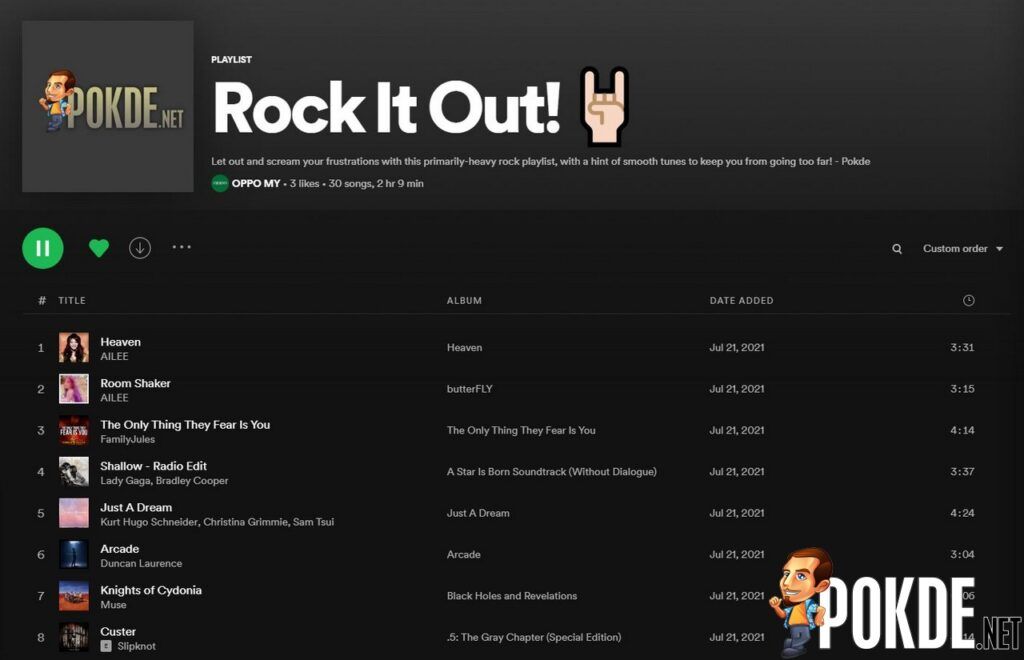 Rock Out To Pokde.net's Own Spotify Playlist In Partnership With OPPO 23