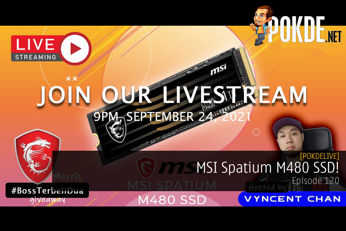 PokdeLIVE 120 — MSI Spatium M480 SSD! 11