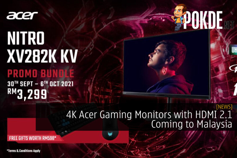 4K Acer Gaming Monitors with HDMI 2.1 Coming to Malaysia