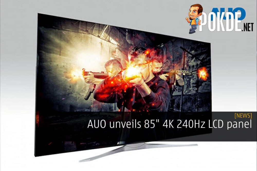 auo 85 inch 4K 240hz lcd panel cover