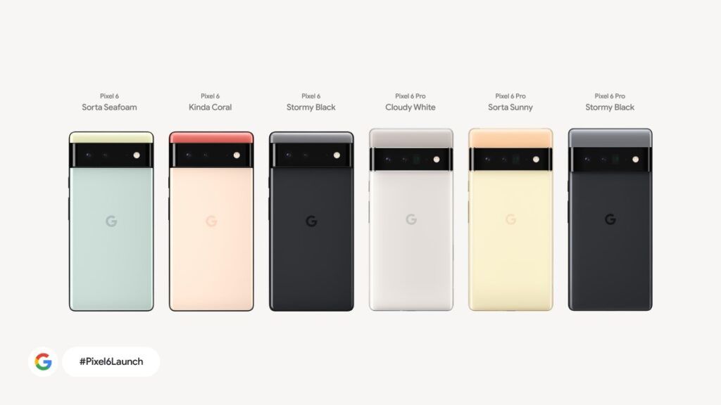 Google Pixel 6 Pixel 6 Pro colors (1)