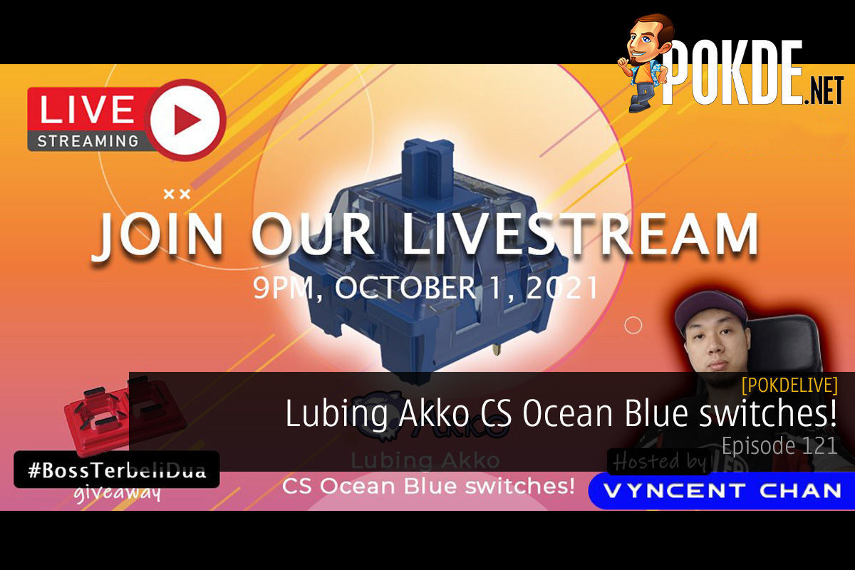 PokdeLIVE 121 — Lubing Akko CS Ocean Blue Switches! 12