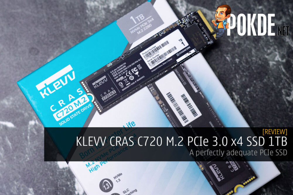 KLEVV CRAS C720 M.2 PCIe 3.0 x4 SSD 1TB Review — a perfectly adequate PCIe SSD 24