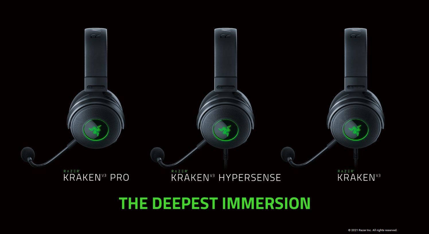 Gaming Headset with Haptics - The Razer Kraken Family