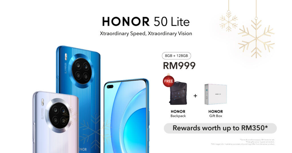HONOR 50 Lite Malaysia launch