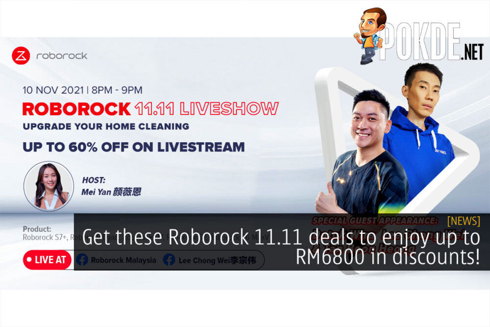 Roborock 11.11 Live Show roborock dyad roborock s7+ cover