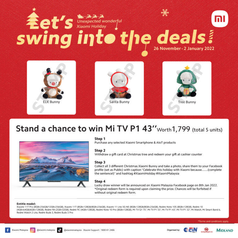 Win A New Mi TV P1 43” With Xiaomi's Special Holiday Deals 20