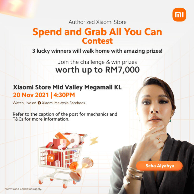 Xiaomi Malaysia 30 seconds grab all you can challenge