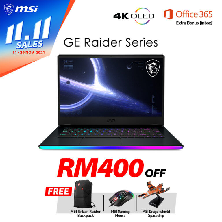 MSI's 11.11 Single's Day Sees Massive Discounts Of Up To RM800 And More! 24