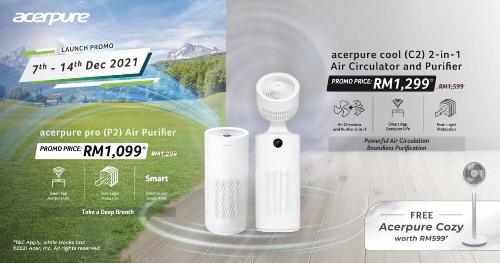 Give The Gift Of Clean Air With Acer's acerpure cool (C2) and acerpure pro (P2) Air Purifiers This Christmas 20