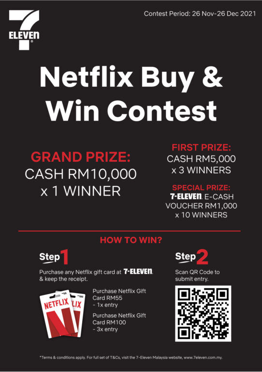 Buy Netflix Gift Cards From 7-Eleven And Stand A Chance To Win RM10,000 18