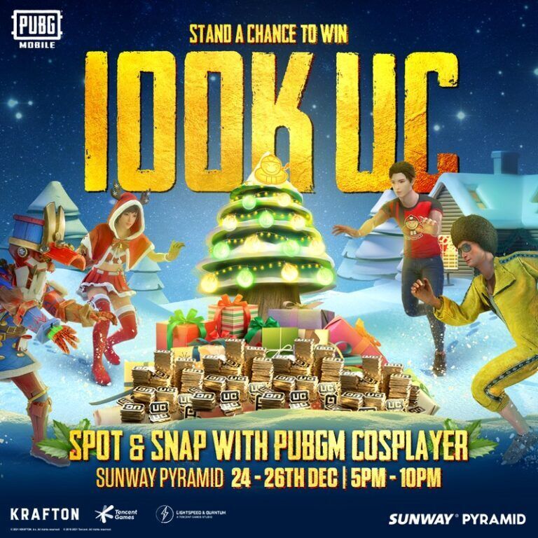 Celebrate Christmas At Sunway Pyramid With PUBG MOBILE And Win 100,000 UC 17