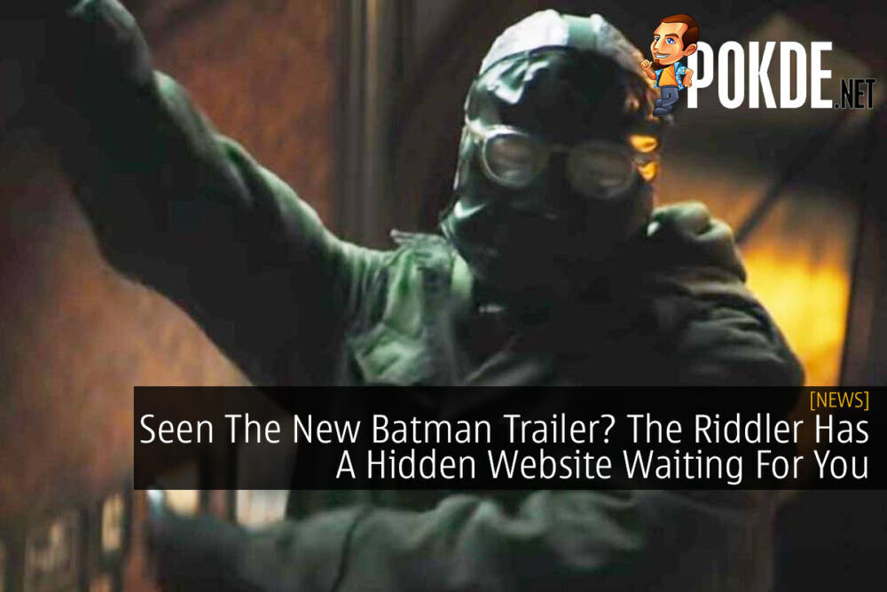 Seen The New Batman Trailer? The Riddler Has A Hidden Website Waiting For You 18