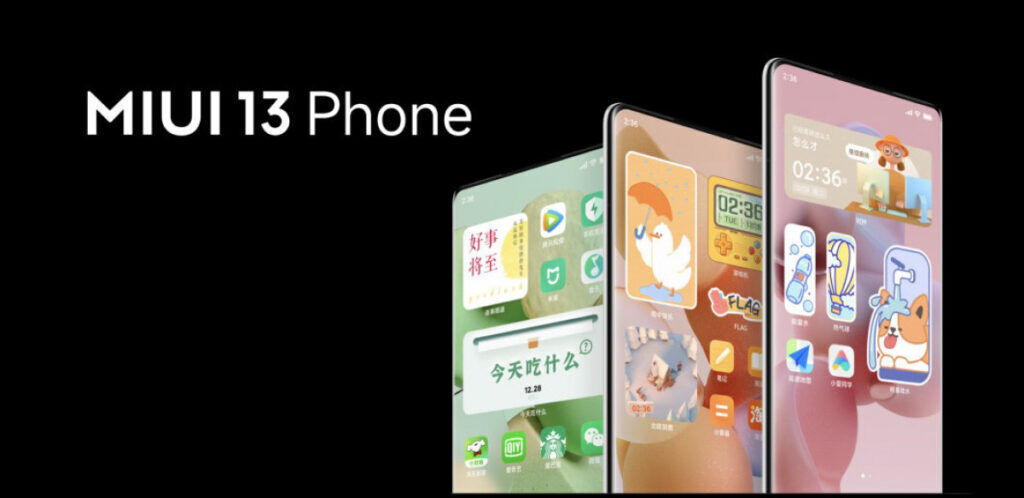 Xiaomi MIUI 13 smartphones