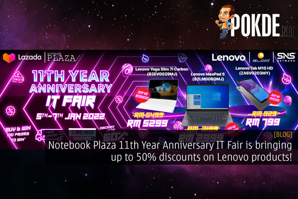 notebook plaza 11th year anniversary it fair lenovo cover