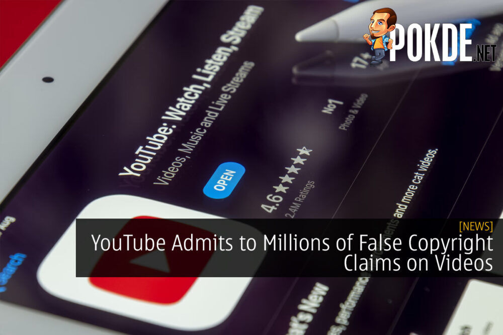 YouTube Admits to Millions of False Copyright Claims on Videos