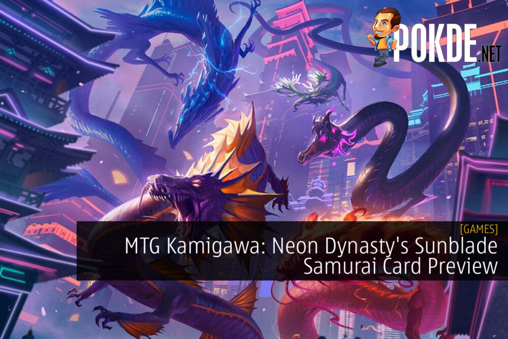 MTG Sunblade Samurai Card Preview cover