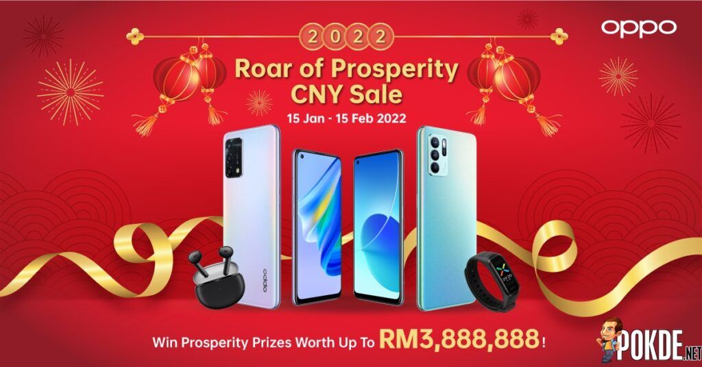 Get Rewards Worth Up To RM3,888,888 During OPPO’s Roar of Prosperity CNY Sale 20