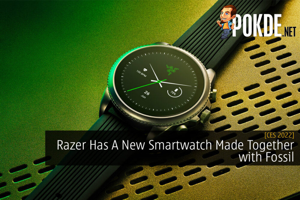 [CES 2022] Razer Has A New Smartwatch Made Together with Fossil