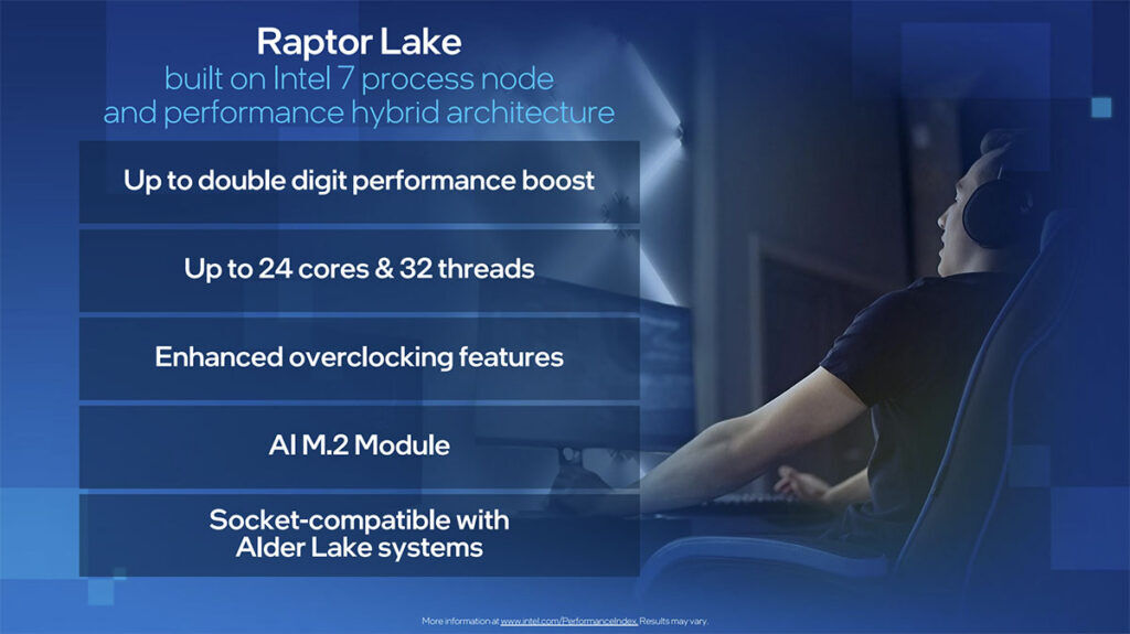 Intel Raptor Lake features Intel 7 Intel Roadmap