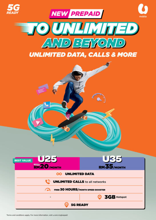 U Mobile 5G prepaid plan