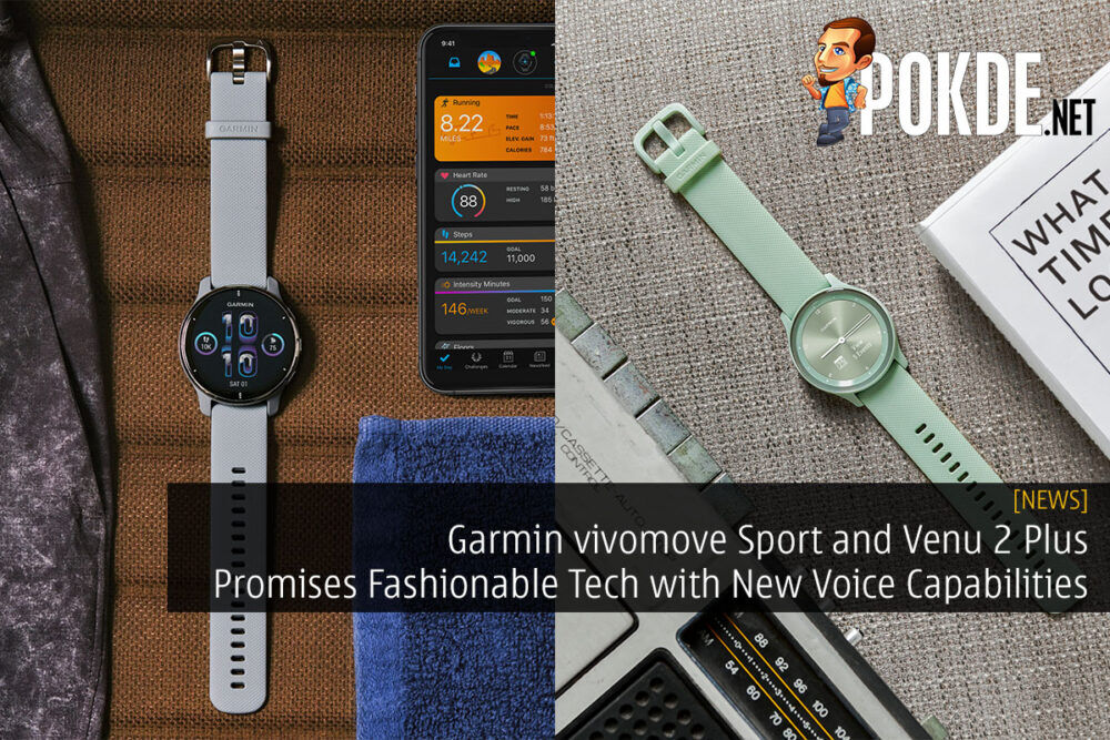 Garmin vivomove Sport and Venu 2 Plus Promises Fashionable Tech with New Voice Capabilities
