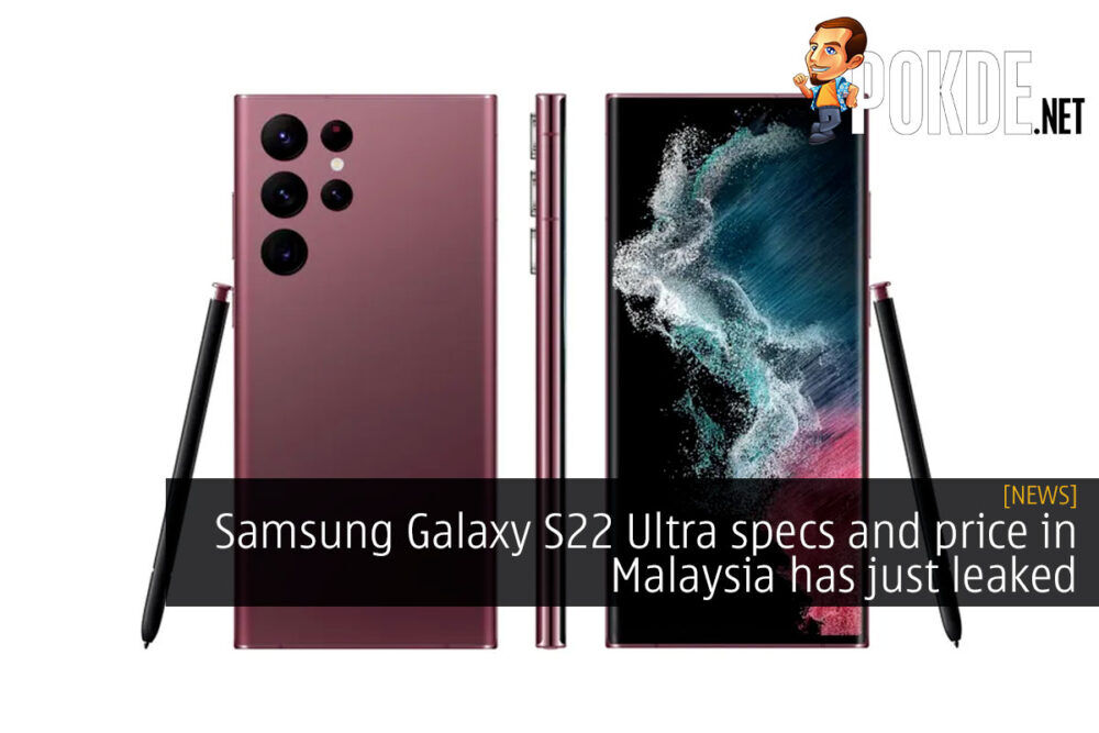 samsung galaxy s22 ultra malaysia leak cover