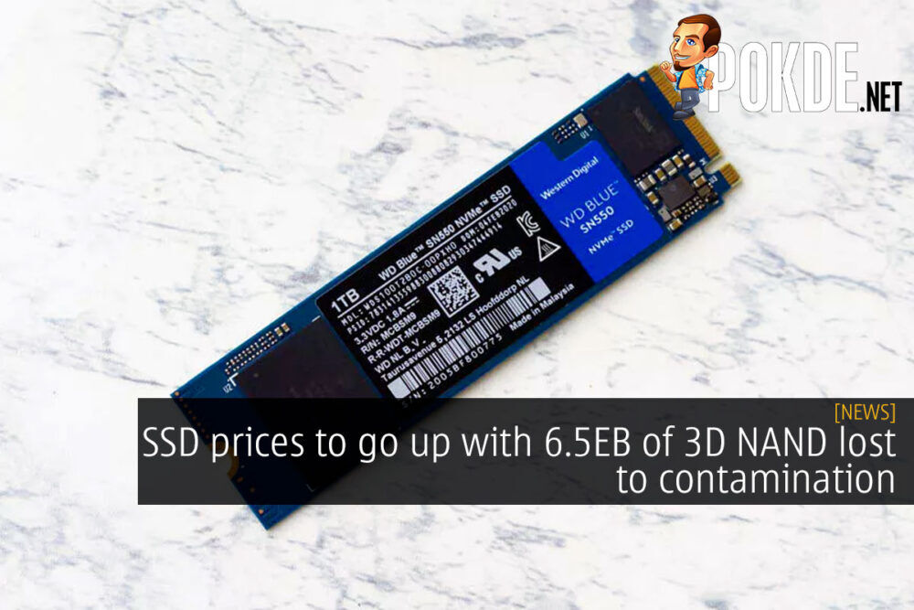 ssd prices 6.5eb 3d nand lost cover