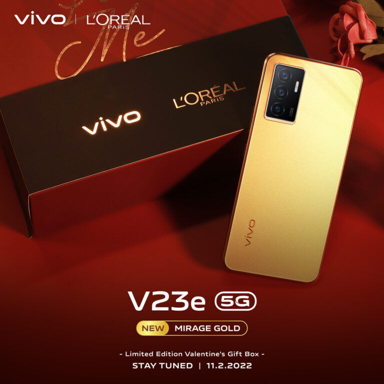 vivo V23e 5G Mirage Gold Variant Coming In Collaboration With L’Oréal Paris 26