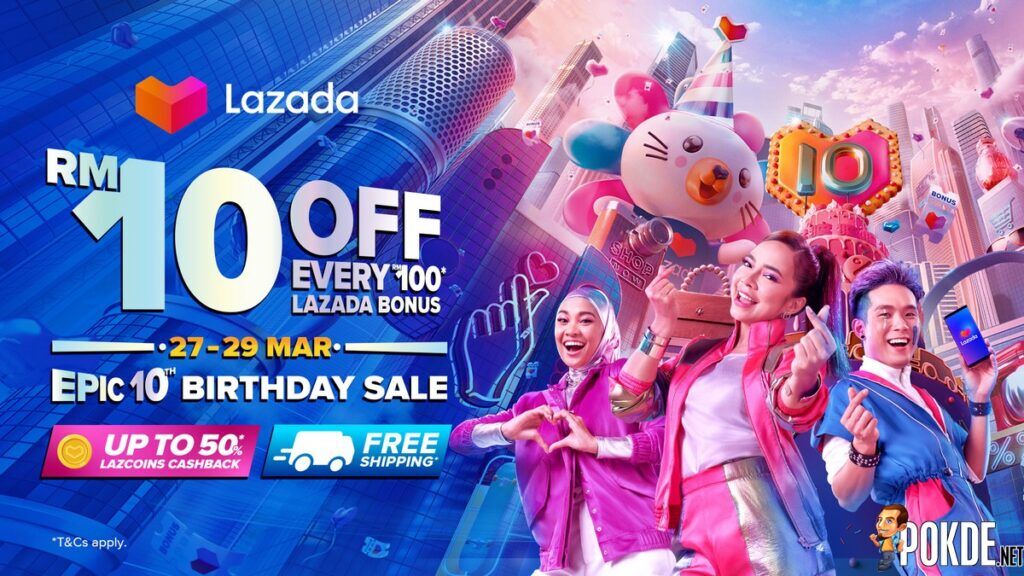Lazada Epic 10th Birthday Sale Sees Epic Voucher Giveaways Of Up To RM80,000 19