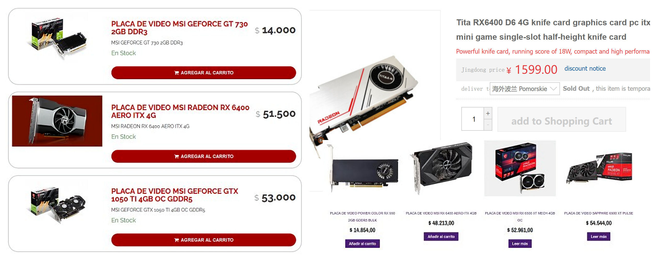 AMD Radeon RX 6400 Cards Are Quietly Put On Sale In China – Pokde.Net