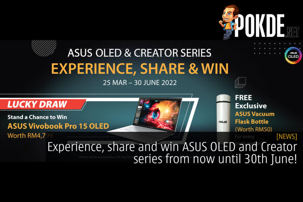 experience share win asus oled creator laptop cover